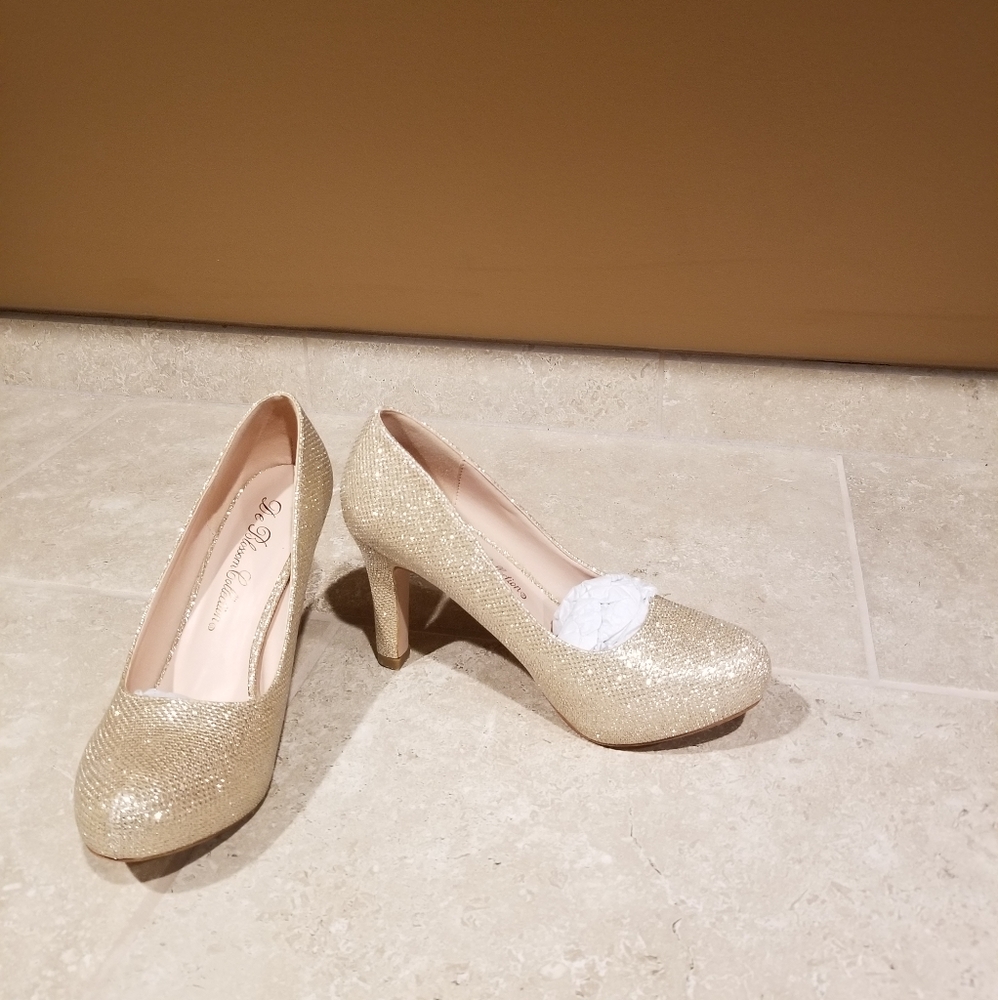 Gold heels